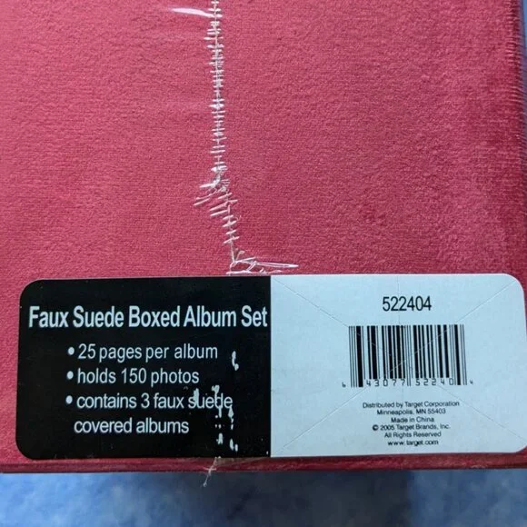 Faux suede boxed album set - Picture 6 of 7